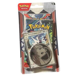 Pokemon 2025 TCG Archaludon Premium Two Booster Check Lane Blister Pack